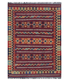 Maliki-Kilim 4'10'' X 6'10'' Hand-Woven Wool Kilim 4'10'' x 6'10'' (145 X 205) / Multi / Multi