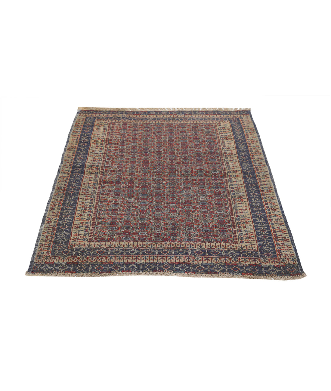 Maliki-Kilim 3'3'' X 4'8'' Hand-Woven Wool Kilim 3'3'' x 4'8'' (98 X 140) / Multi / Multi