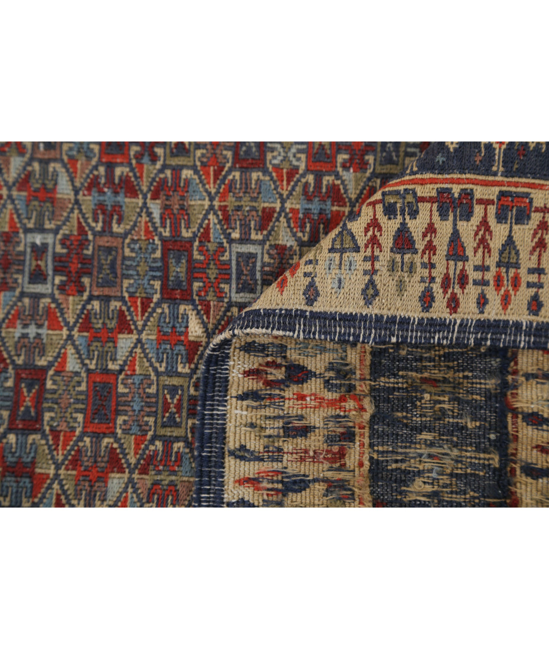 Maliki-Kilim 3'3'' X 4'8'' Hand-Woven Wool Kilim 3'3'' x 4'8'' (98 X 140) / Multi / Multi