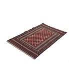 Maliki-Kilim 3'1'' X 4'10'' Hand-Woven Wool Kilim 3'1'' x 4'10'' (93 X 145) / Multi / Multi