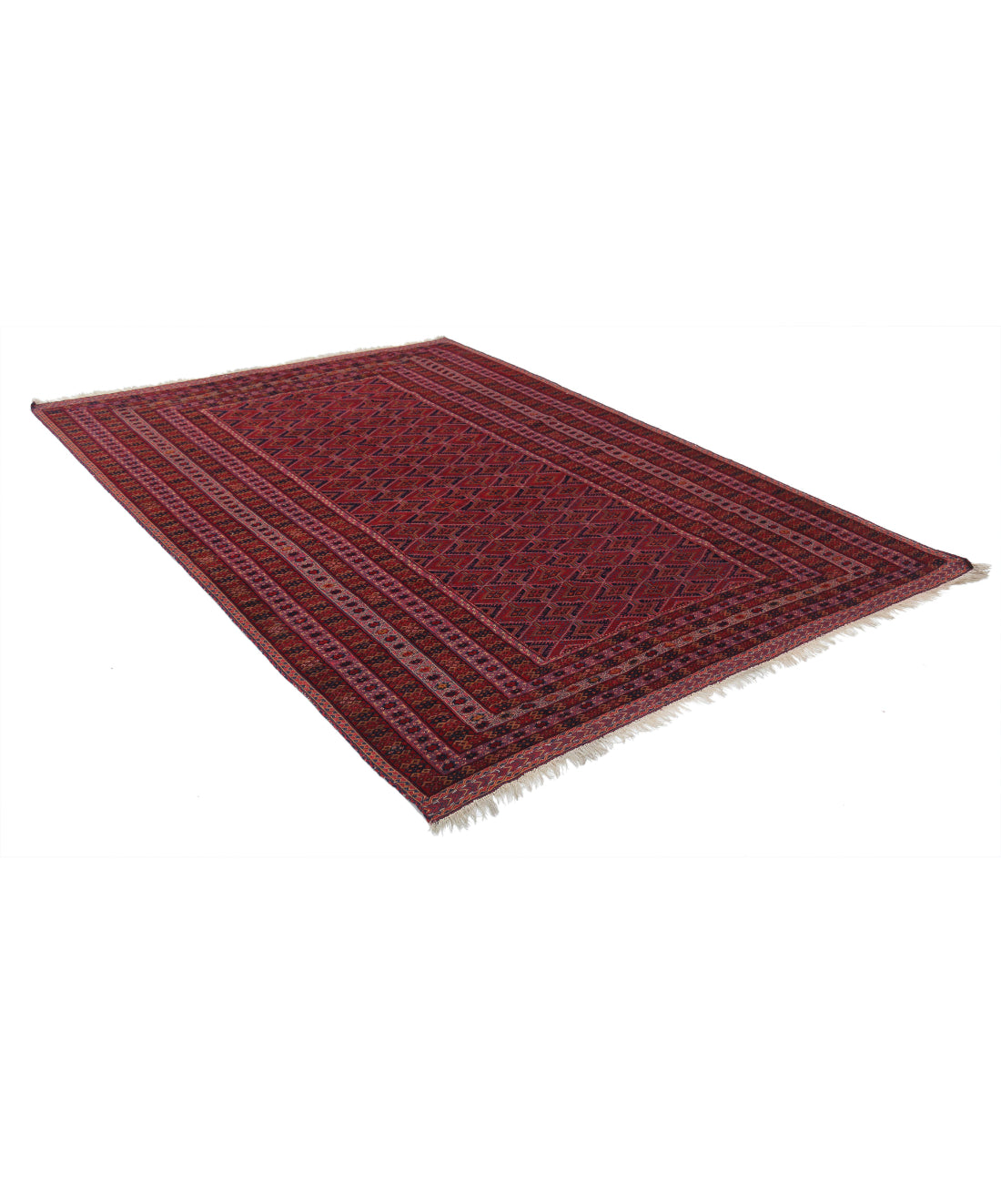 Nakhunak 6'5'' X 9'3'' Hand-Woven Wool Kilim 6'5'' x 9'3'' (193 X 278) / Multi / Multi