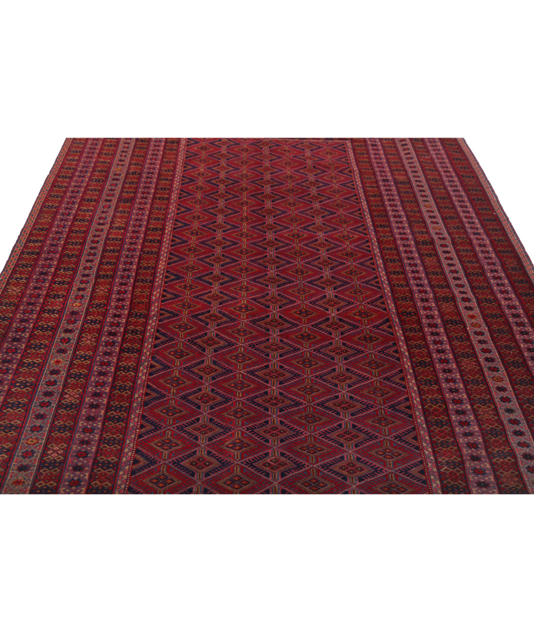 Nakhunak 6'5'' X 9'3'' Hand-Woven Wool Kilim 6'5'' x 9'3'' (193 X 278) / Multi / Multi