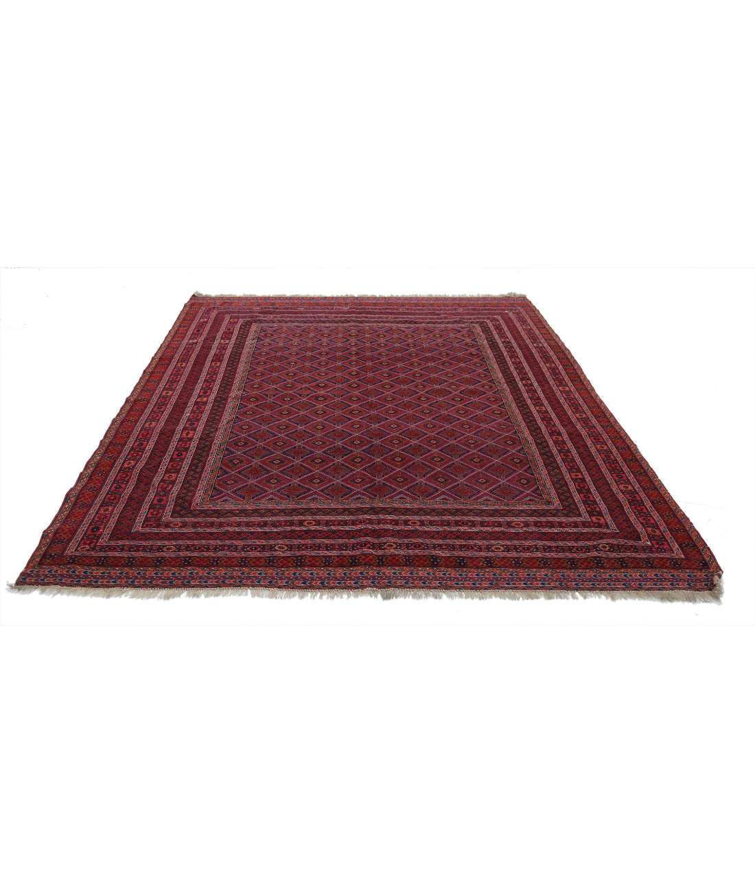 Nakhunak 7'0'' X 9'0'' Hand-Woven Wool Kilim 7'0'' x 9'0'' (210 X 270) / Multi / Multi