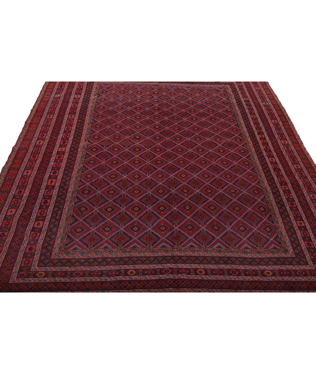 Nakhunak 7'0'' X 9'0'' Hand-Woven Wool Kilim 7'0'' x 9'0'' (210 X 270) / Multi / Multi