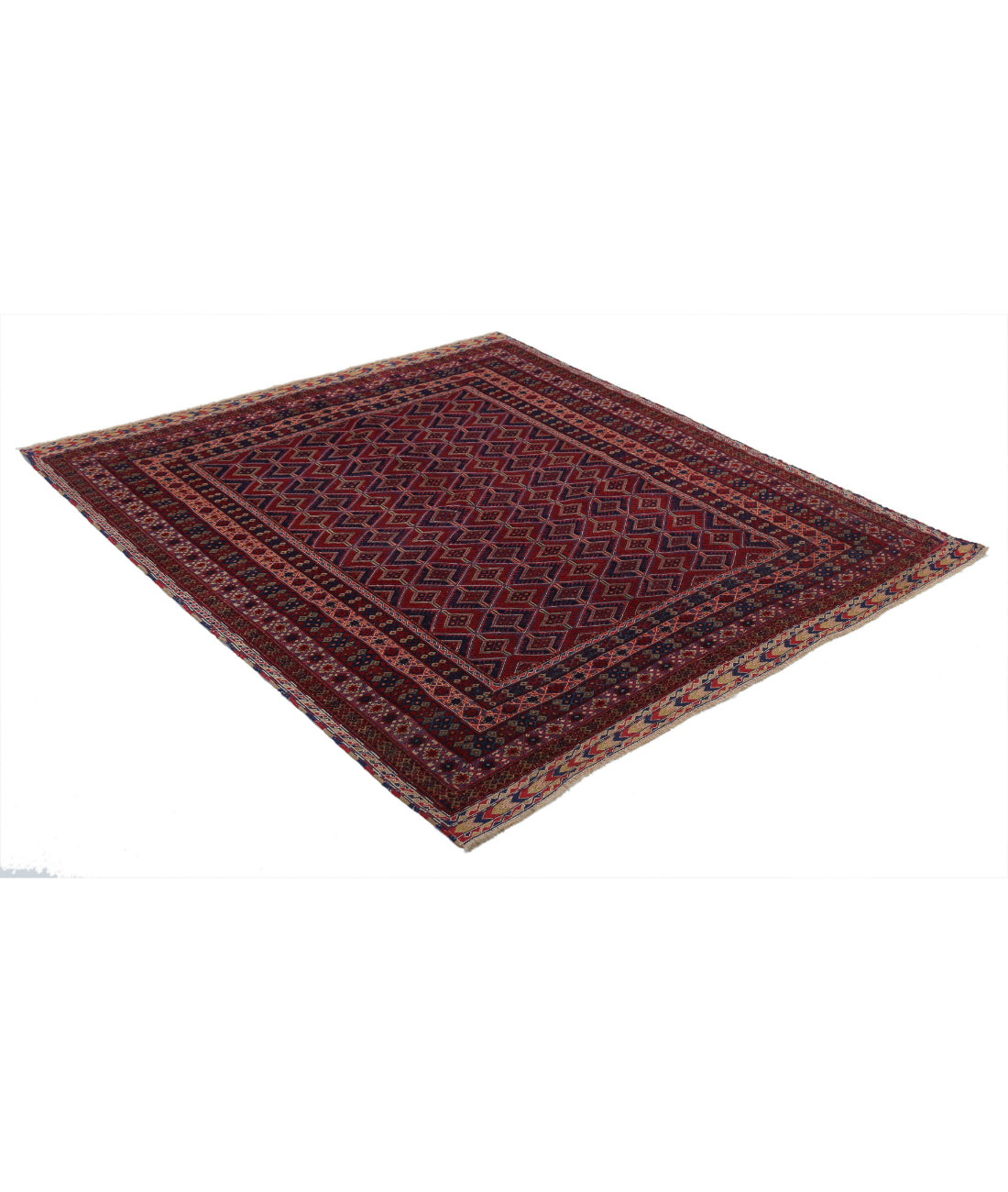 Nakhunak 5'0'' X 5'10'' Hand-Woven Wool Kilim 5'0'' x 5'10'' (150 X 175) / Multi / Multi