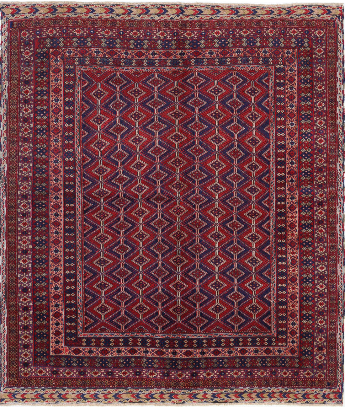 Nakhunak 5'0'' X 5'10'' Hand-Woven Wool Kilim 5'0'' x 5'10'' (150 X 175) / Multi / Multi