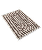 Natural-Kilim 2'7'' X 3'10'' Hand-Knotted Wool Kilim 2'7'' x 3'10'' (78 X 115) / Taupe / Ivory