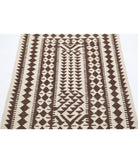 Natural-Kilim 2'7'' X 3'10'' Hand-Knotted Wool Kilim 2'7'' x 3'10'' (78 X 115) / Taupe / Ivory