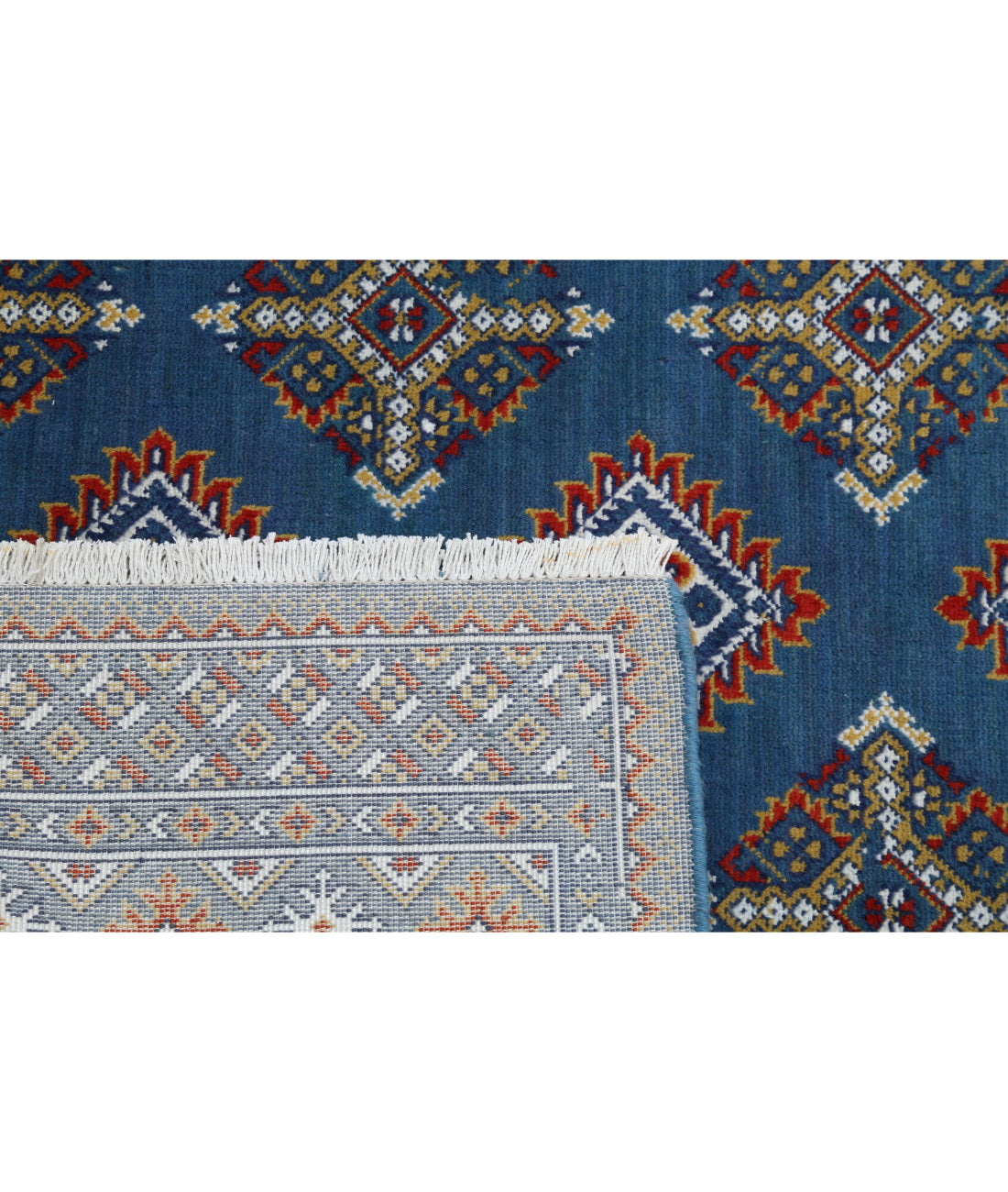 Ajrak 3'11'' X 6'0'' Power-Loomed Wool-Bamboo Silk Rug 3'11'' x 6'0'' (118 X 180) / Grey / Grey