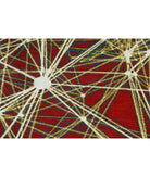 Dhanak 4'0'' X 5'9'' Power-Loomed Wool Rug 4'0'' x 5'9'' (120 X 173) / Red / Gold