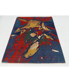 Dhanak 4'0'' X 5'10'' Power-Loomed Wool Rug 4'0'' x 5'10'' (120 X 175) / Blue / Red