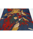 Dhanak 4'0'' X 5'10'' Power-Loomed Wool Rug 4'0'' x 5'10'' (120 X 175) / Blue / Red
