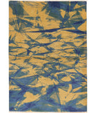Dhanak 4'0'' X 5'10'' Power-Loomed Wool Rug 4'0'' x 5'10'' (120 X 175) / Gold / Green