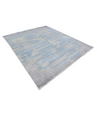 Power Loomed Ella Wool Rug 7' 9" X 9' 1" 7' 9" X 9' 1" (236 X 277) / Green / Blue