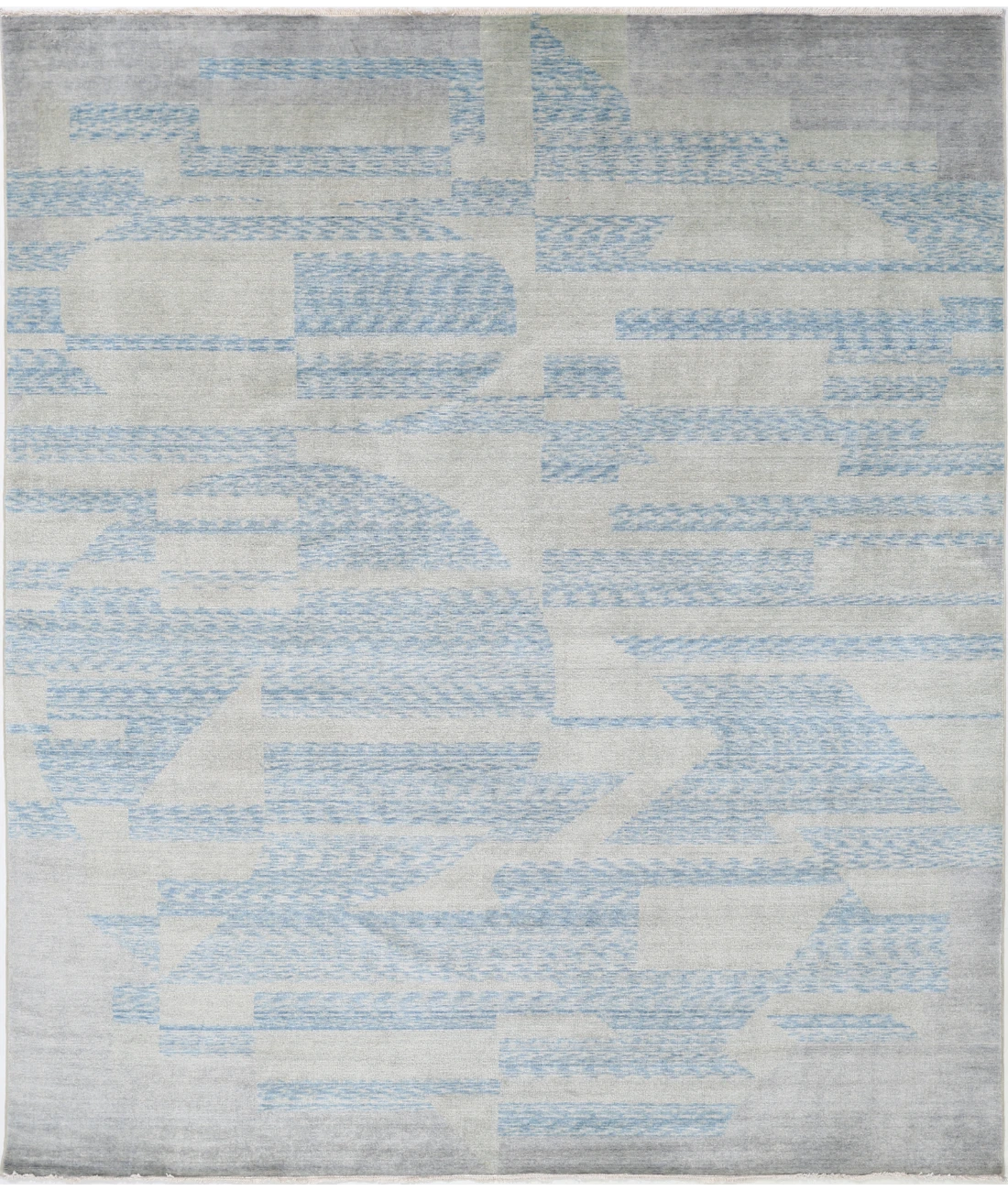 Power Loomed Ella Wool Rug 7' 9" X 9' 1" 7' 9" X 9' 1" (236 X 277) / Green / Blue