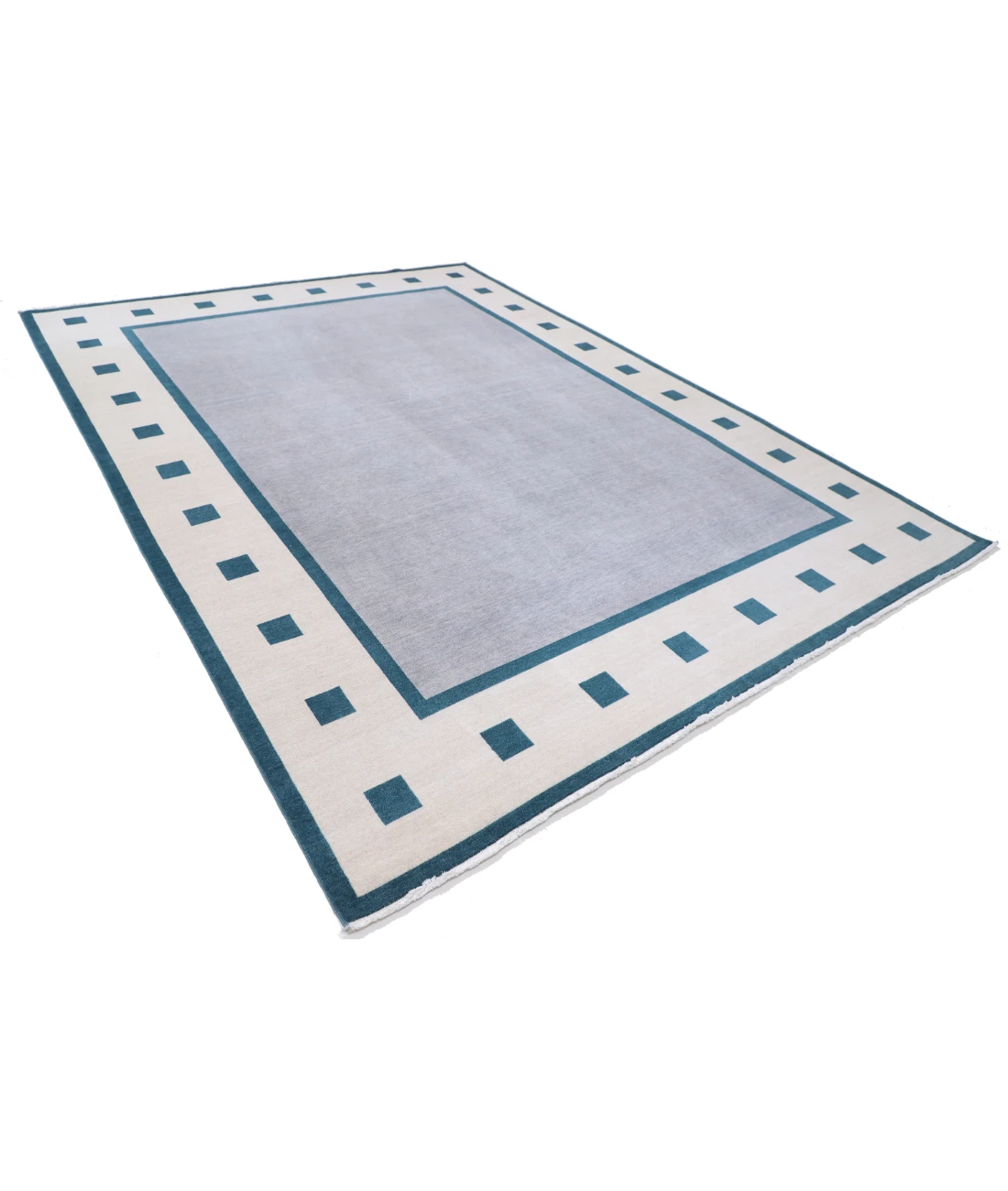 Power Loomed Ella Wool Rug 8' 11" X 11' 11" 8' 11" X 11' 11" (272 X 363) / Grey / Ivory