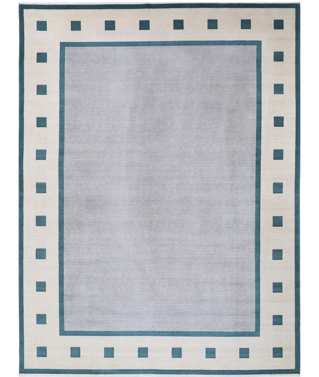 Power Loomed Ella Wool Rug 8' 11" X 11' 11" 8' 11" X 11' 11" (272 X 363) / Grey / Ivory