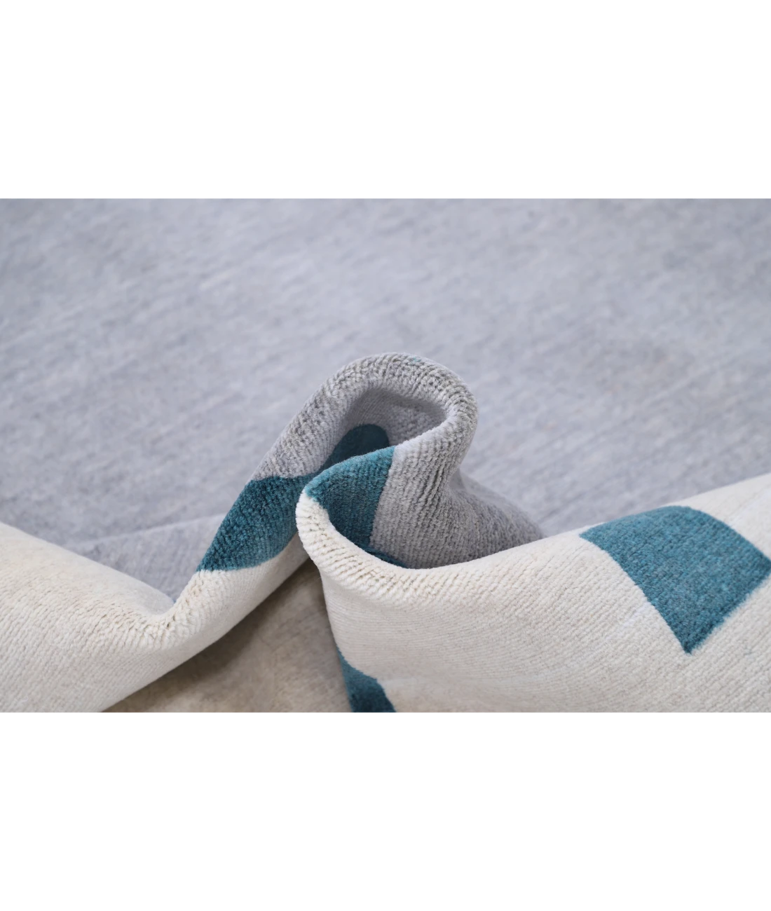 Power Loomed Ella Wool Rug 8' 11" X 11' 11" 8' 11" X 11' 11" (272 X 363) / Grey / Ivory