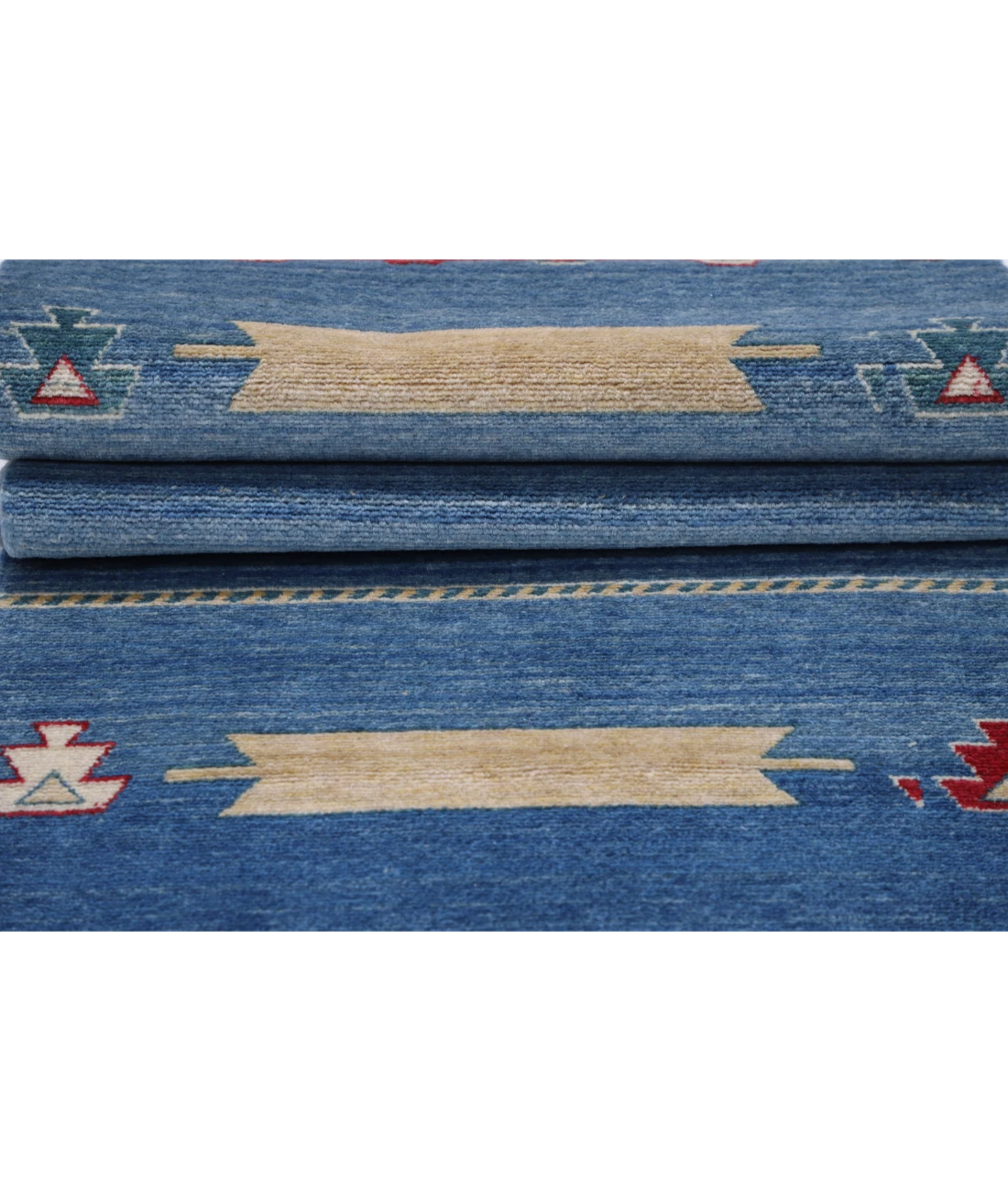 Power Loomed Ella Wool Rug 2' 5" X 12' 0" 2' 5" X 12' 0" (74 X 366) / Blue / Blue