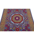 Gulshan 3'10'' X 6'0'' Power-Loomed Wool-Bamboo Silk Rug 3'10'' x 6'0'' (115 X 180) / Blue / Gold
