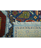 Gulshan 3'10'' X 6'0'' Power-Loomed Wool-Bamboo Silk Rug 3'10'' x 6'0'' (115 X 180) / Blue / Gold