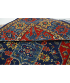 Gulshan 3'10'' X 6'1'' Power-Loomed Wool-Bamboo Silk Rug 3'10'' x 6'1'' (115 X 183) / Red / Blue