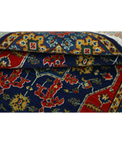 Gulshan 4'0'' X 5'10'' Power-Loomed Wool-Bamboo Silk Rug 4'0'' x 5'10'' (120 X 175) / Blue / Red