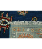Gulshan 3'10'' X 6'0'' Power-Loomed Wool-Bamboo Silk Rug 3'10'' x 6'0'' (115 X 180) / Blue / Red