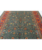 Gulshan 8'10'' X 12'1'' Power-Loomed Wool-Bamboo Silk Rug 8'10'' x 12'1'' (265 X 363) / Green / Red