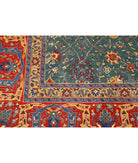 Gulshan 8'10'' X 12'1'' Power-Loomed Wool-Bamboo Silk Rug 8'10'' x 12'1'' (265 X 363) / Green / Red