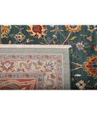 Gulshan 8'10'' X 12'1'' Power-Loomed Wool-Bamboo Silk Rug 8'10'' x 12'1'' (265 X 363) / Green / Red
