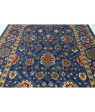 Gulshan 8'10'' X 12'4'' Power-Loomed Wool-Bamboo Silk Rug 8'10'' x 12'4'' (265 X 370) / Blue / Red