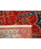 Gulshan 3'11'' X 5'10'' Power-Loomed Wool-Bamboo Silk Rug 3'11'' x 5'10'' (118 X 175) / Red / Blue