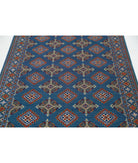 Gulshan 3'11'' X 6'0'' Power-Loomed Wool-Bamboo Silk Rug 3'11'' x 6'0'' (118 X 180) / Blue / Red
