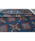 Gulshan 3'11'' X 6'0'' Power-Loomed Wool-Bamboo Silk Rug 3'11'' x 6'0'' (118 X 180) / Blue / Red