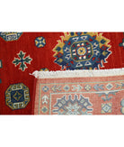 Gulshan 4'0'' X 5'9'' Power-Loomed Wool-Bamboo Silk Rug 4'0'' x 5'9'' (120 X 173) / Red / Blue