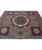 Gulshan 8'10'' X 11'11'' Power-Loomed Wool-Bamboo Silk Rug 8'10'' x 11'11'' (265 X 358) / Red / Red