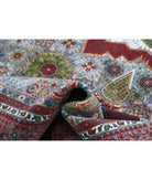 Gulshan 8'10'' X 11'11'' Power-Loomed Wool-Bamboo Silk Rug 8'10'' x 11'11'' (265 X 358) / Red / Red