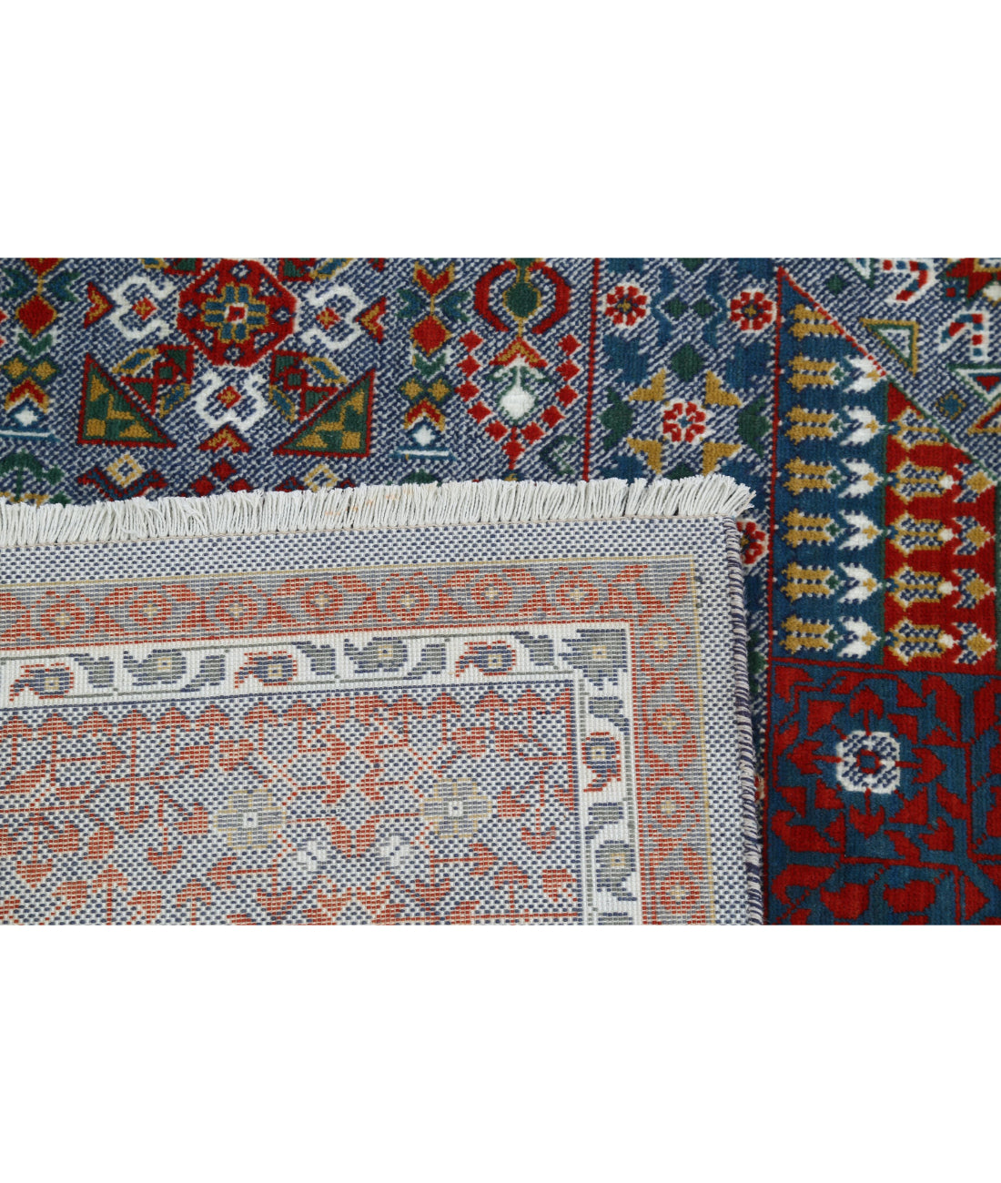 Gulshan 8'10'' X 11'11'' Power-Loomed Wool-Bamboo Silk Rug 8'10'' x 11'11'' (265 X 358) / Red / Red