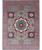 Gulshan 8'10'' X 11'11'' Power-Loomed Wool-Bamboo Silk Rug 8'10'' x 11'11'' (265 X 358) / Red / Red