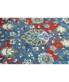 Gulshan 8'10'' X 12'2'' Power-Loomed Wool-Bamboo Silk Rug 8'10'' x 12'2'' (265 X 365) / Blue / Red