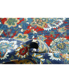 Gulshan 8'10'' X 12'2'' Power-Loomed Wool-Bamboo Silk Rug 8'10'' x 12'2'' (265 X 365) / Blue / Red