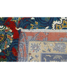 Gulshan 8'10'' X 12'2'' Power-Loomed Wool-Bamboo Silk Rug 8'10'' x 12'2'' (265 X 365) / Blue / Red
