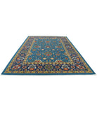 Gulshan 8'10'' X 12'3'' Power-Loomed Wool-Bamboo Silk Rug 8'10'' x 12'3'' (265 X 368) / Teal / Blue