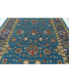 Gulshan 8'10'' X 12'3'' Power-Loomed Wool-Bamboo Silk Rug 8'10'' x 12'3'' (265 X 368) / Teal / Blue