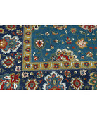 Gulshan 8'10'' X 12'3'' Power-Loomed Wool-Bamboo Silk Rug 8'10'' x 12'3'' (265 X 368) / Teal / Blue