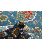 Gulshan 8'10'' X 12'3'' Power-Loomed Wool-Bamboo Silk Rug 8'10'' x 12'3'' (265 X 368) / Teal / Blue