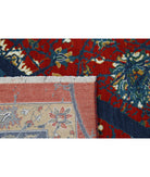 Gulshan 8'10'' X 12'3'' Power-Loomed Wool-Bamboo Silk Rug 8'10'' x 12'3'' (265 X 368) / Blue / Red