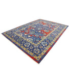 Gulshan 8'11'' X 12'2'' Power-Loomed Wool-Bamboo Silk Rug 8'11'' x 12'2'' (268 X 365) / Red / Blue