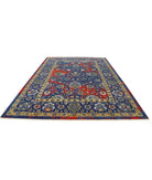Gulshan 8'11'' X 12'2'' Power-Loomed Wool-Bamboo Silk Rug 8'11'' x 12'2'' (268 X 365) / Red / Blue